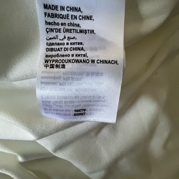 Bebe Asymmetrical Halter Neck Slinky Dress - Egret / M - Picture 13 of 16